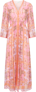 Mara Dress - Coral