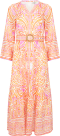 Davina Maxi Dress - Orange