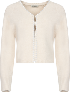 Sara Pearl Cardigan - Ivory