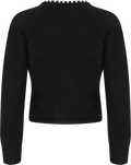 Sara Pearl Cardigan - Black