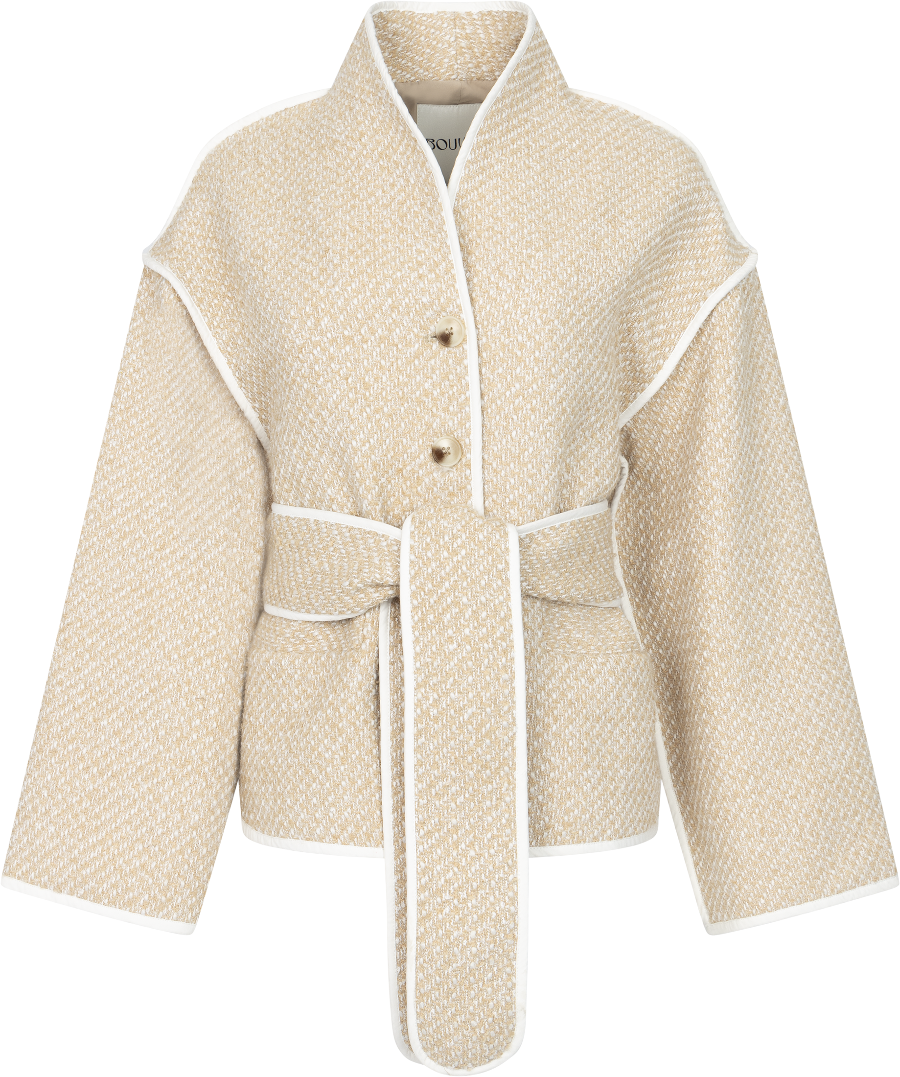 Estelle Tweed Jacket - Sand