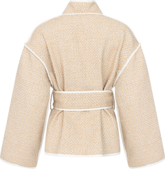 Estelle Tweed Jacket - Sand