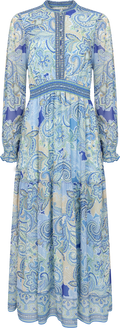 Shelby Long Dress - Blue