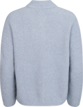 AlphaGZ Short Cardigan - Grey Blue Melange