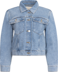 Denim Jacket - Mid Blue Broken In