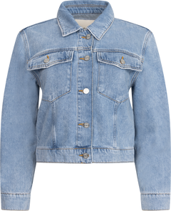 Denim Jacket - Mid Blue Broken In