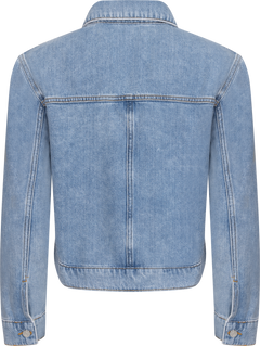 Denim Jacket - Mid Blue Broken In