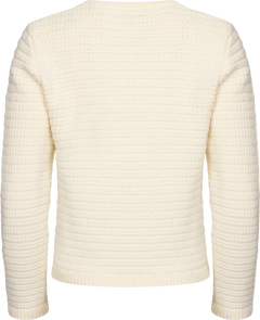Marie Cotton Knit Cardigan - Off White