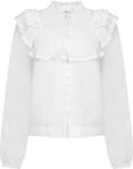 Viva Voile Blouse - White