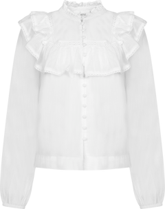 Viva Voile Blouse - White