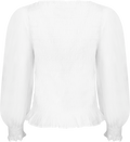 Tiril Smock Top - White