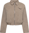 Sarahic Short Jacket - Brown Melange