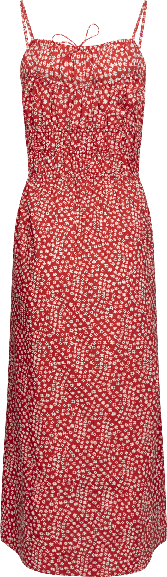 Marianne Midi Dress - Allura Floral - Red