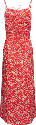 Marianne Midi Dress - Allura Floral - Red
