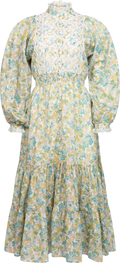 Cotton Slub Midi Dress - Anemone Fields