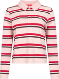 Ally Blouse - Pink Bordeaux Stripe