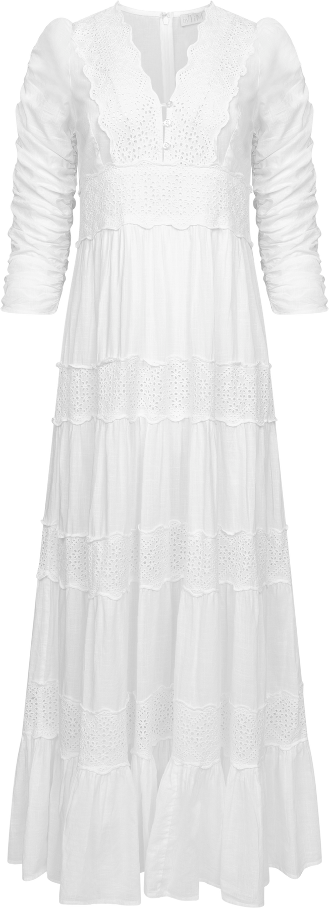 byTiMo - Kjoler - Cotton Slub Maxi Dress - White - Villoid byTiMo - Kjoler - Cotton Slub Maxi Dress - White - Villoid