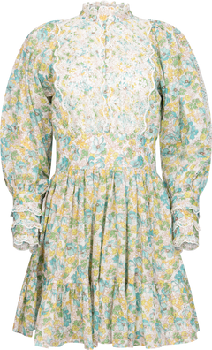 Cotton Slub Mini Dress - Anemone Fields
