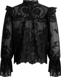 Ellinoric Lace Shirt - Vintage Black