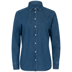 Liv Denim Shirt - Washed Mid Blue
