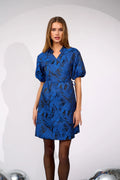 Alaska Aya Dress - Blue/Black