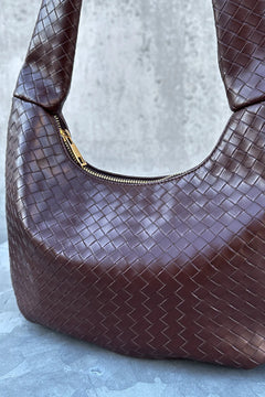 Peony Bag - Dark Brown