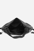 Peony Hobo Bag - Black