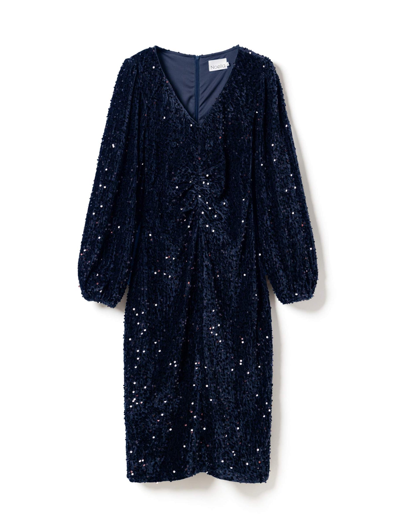 Teagan Lg Dress - Navy Blue