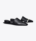 Pierced Mule - Perfect Black/Silver