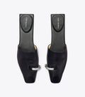 Pierced Mule - Perfect Black/Silver