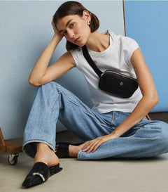 Pierced Mule - Perfect Black/Silver