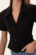Annieic Tee Blazer - Black