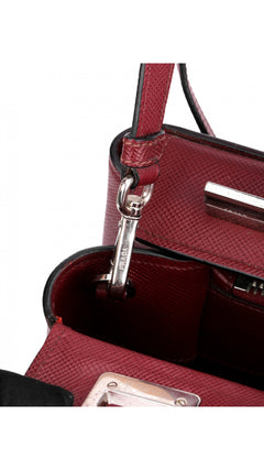 Prada Double Saffiano Medium Shoulder Bag - Red