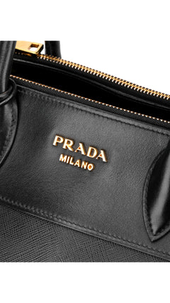 Prada Esplanade Shoulder Bag - Black