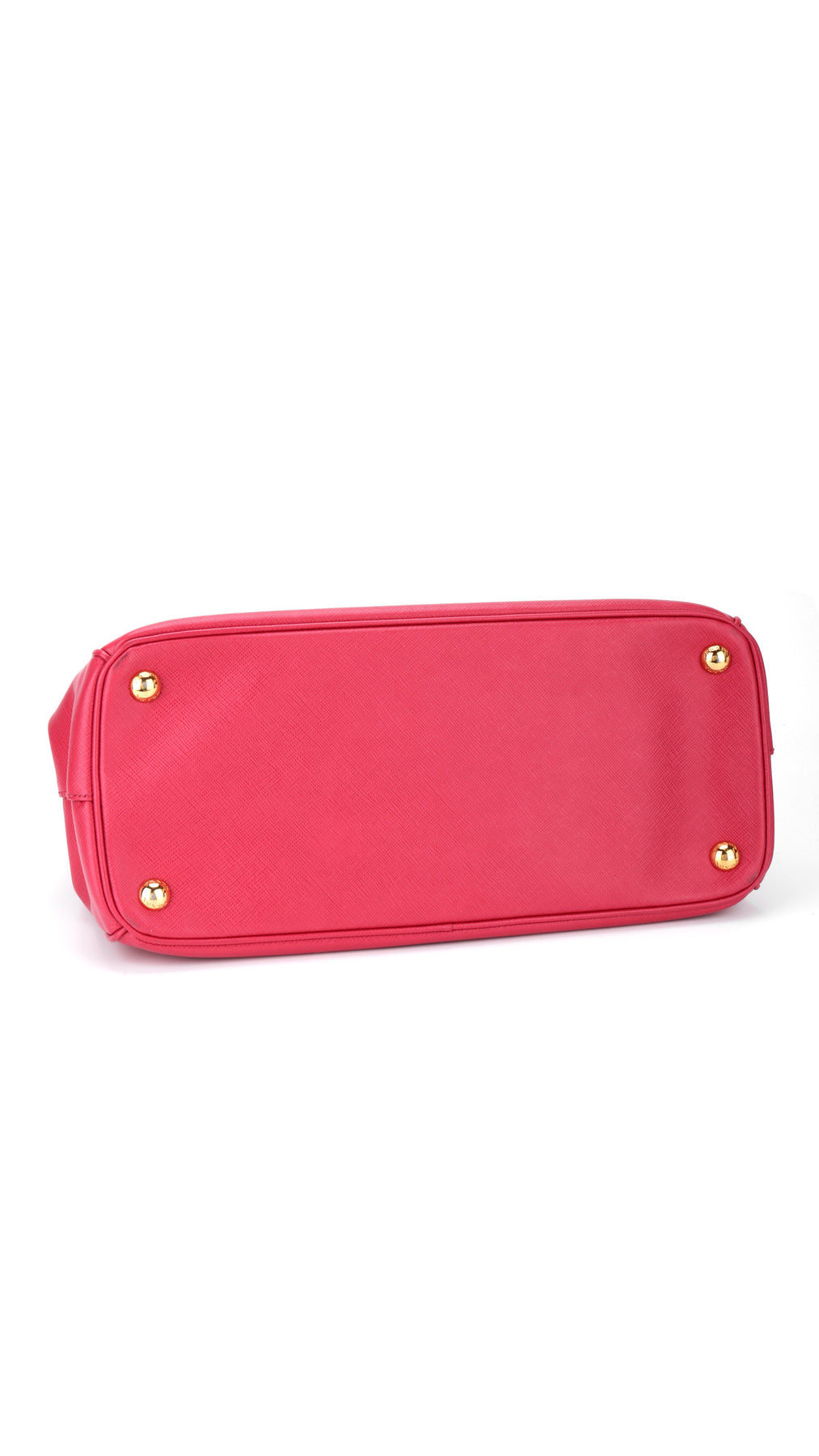 Prada Galleria Double Zip Saffiano Lux Tote - Pink