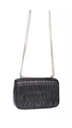 Prada Gaufre Chain Nappa Shoulder Bag - Black