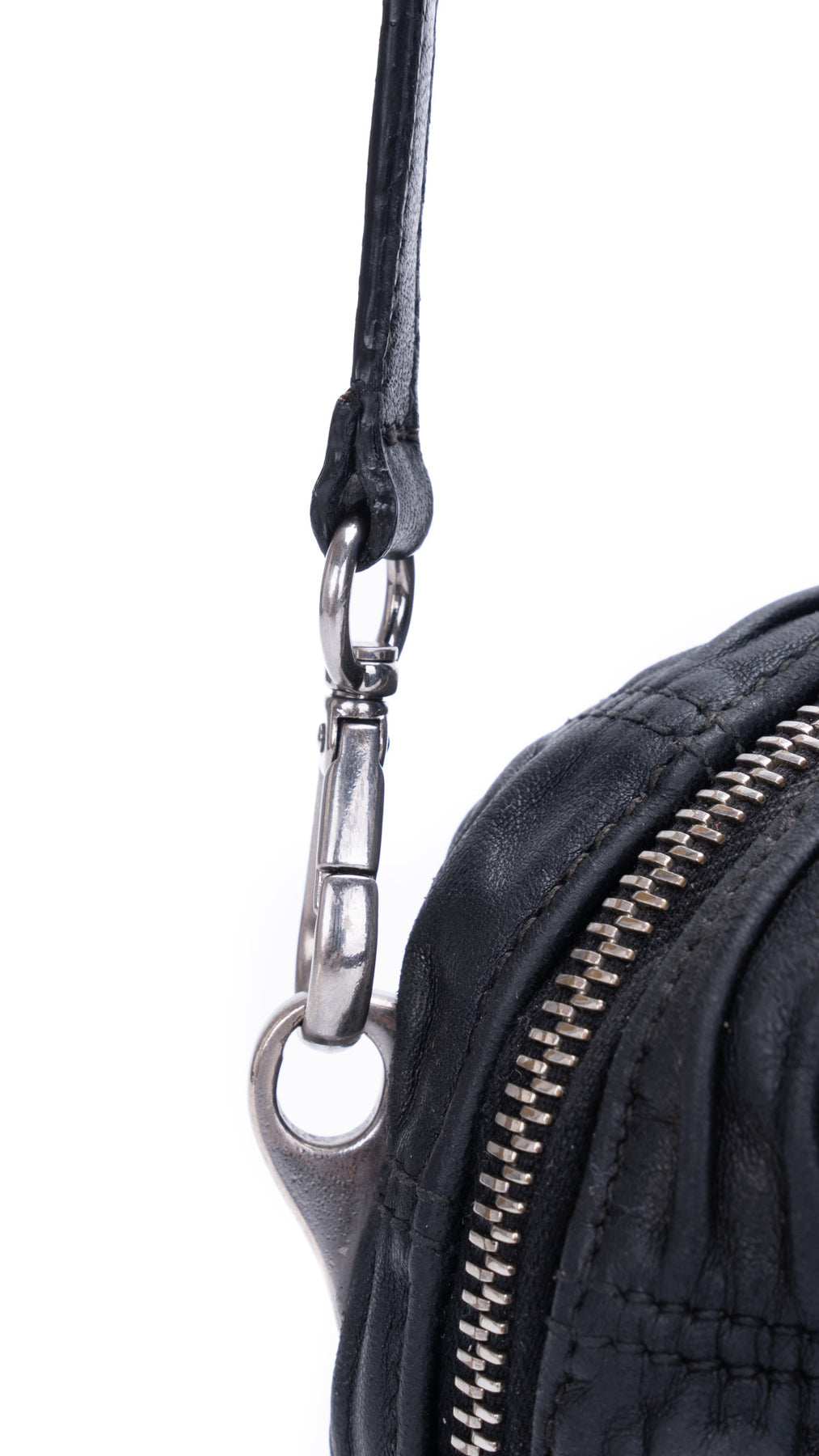 Prada Gaufre Shoulder Bag - Black