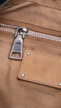 Prada Gaufre Shoulder Bag - Black