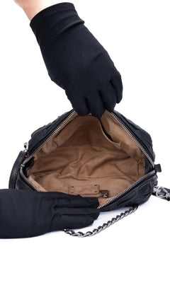 Prada Gaufre Shoulder Bag - Black