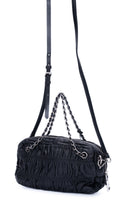 Prada Gaufre Shoulder Bag - Black
