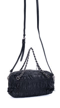 Prada Gaufre Shoulder Bag - Black