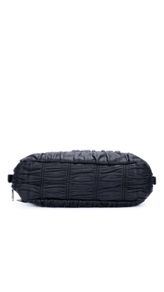 Prada Gaufre Shoulder Bag - Black