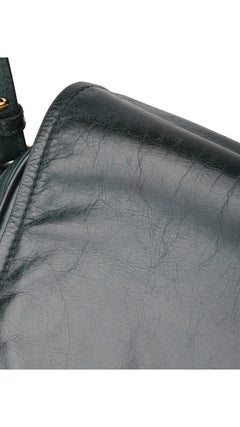 Prada Logo Crossbody Bag - Dark Green