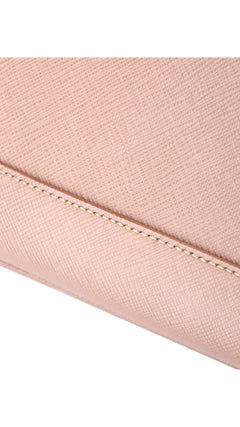 Prada Promenade Saffiano Lux Shoulder Bag - Pink