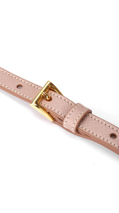 Prada Promenade Saffiano Lux Shoulder Bag - Pink