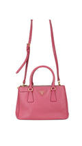 Prada Saffiano Lux Shoulder Bag Small - Pink