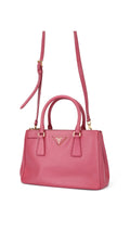 Prada Saffiano Lux Shoulder Bag Small - Pink