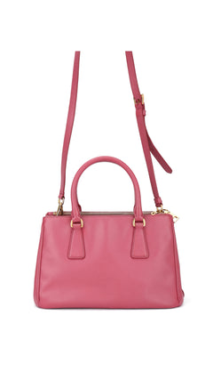 Prada Saffiano Lux Shoulder Bag Small - Pink