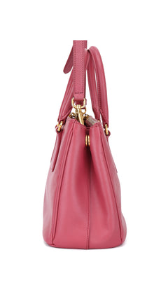Prada Saffiano Lux Shoulder Bag Small - Pink