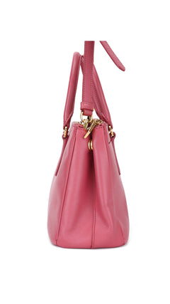 Prada Saffiano Lux Shoulder Bag Small - Pink